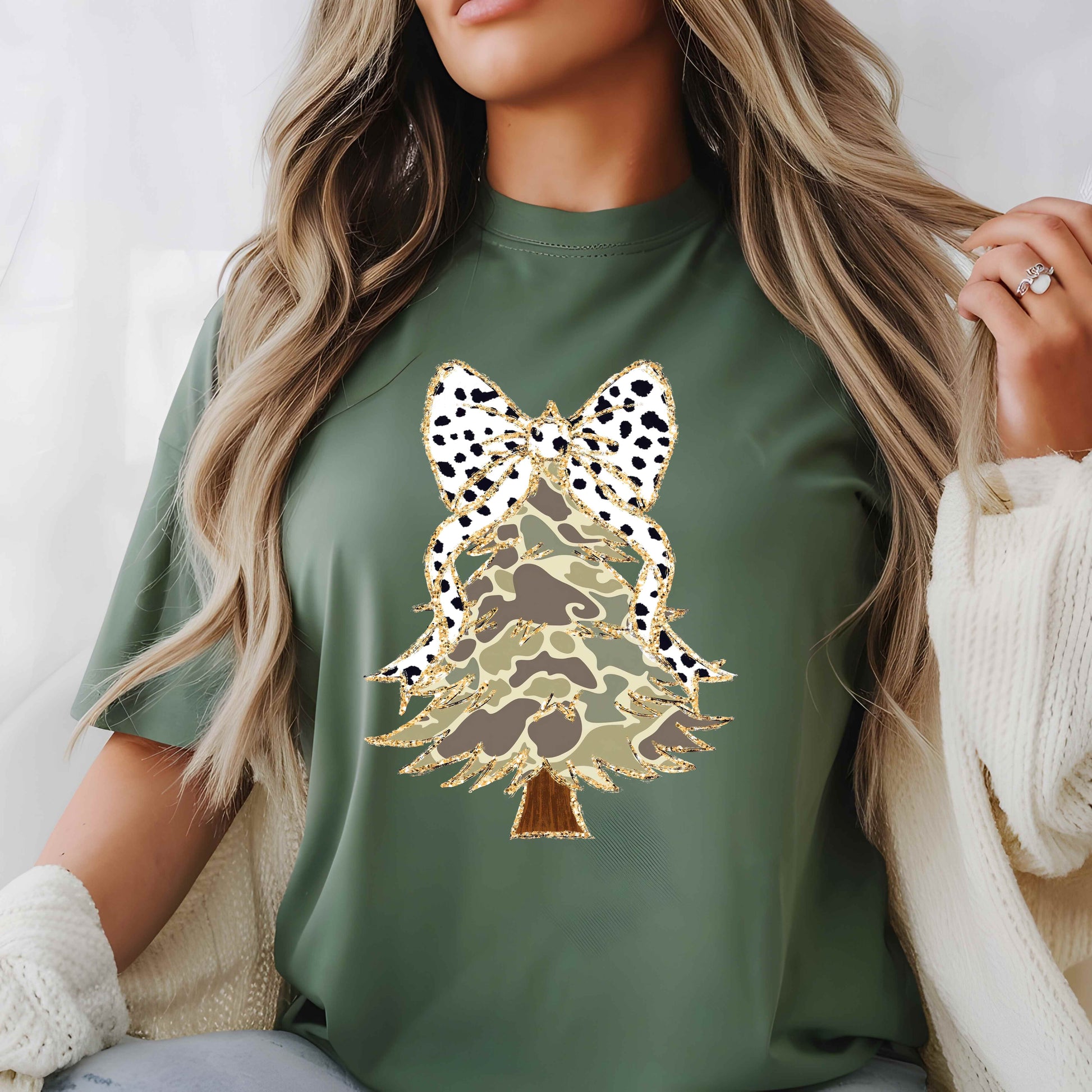 dBoldTees DTF Transfer DTF TRANSFER - Camo Christmas Tree CH005