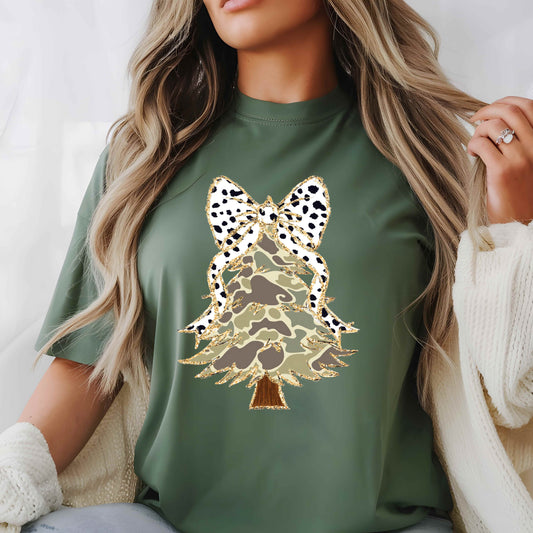 dBoldTees DTF Transfer DTF TRANSFER - Camo Christmas Tree CH005