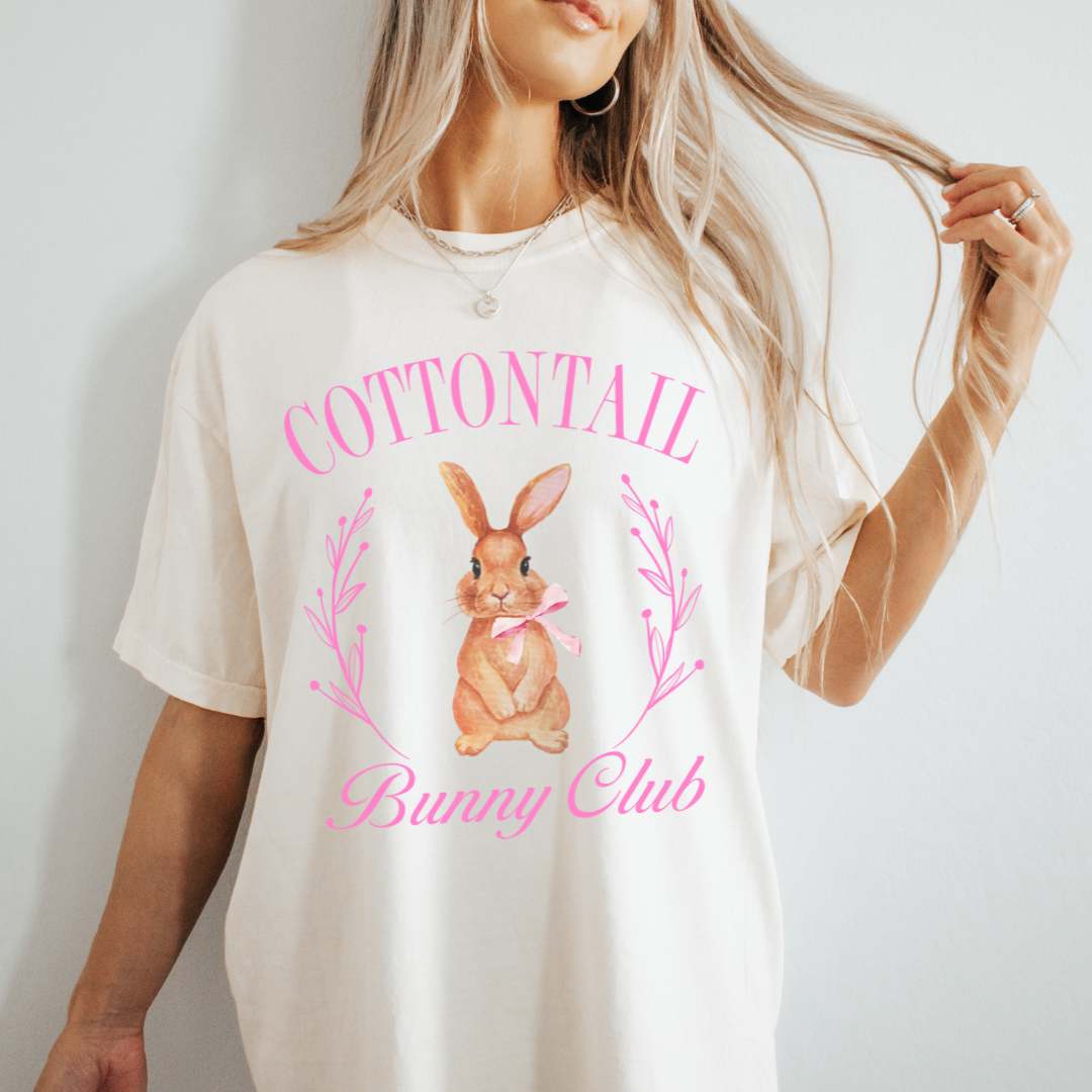 dBoldTees DTF Transfer DTF TRANSFER - Cottontail Bunny Club 10025