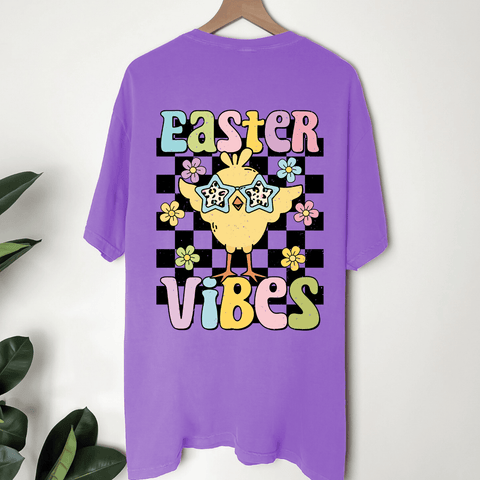 dBoldTees DTF Transfer DTF TRANSFER - Easter Vibes - Checkered ES009