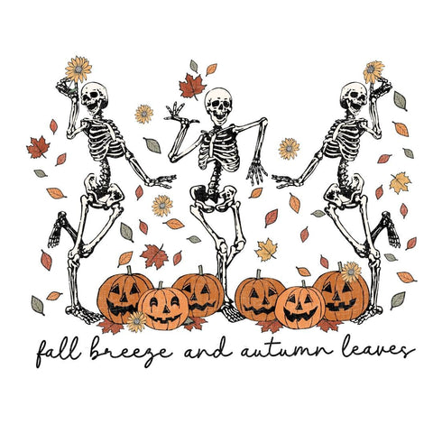 dBoldTees DTF Transfer DTF TRANSFER - Fall Breeze and Autumn Leaves 7038