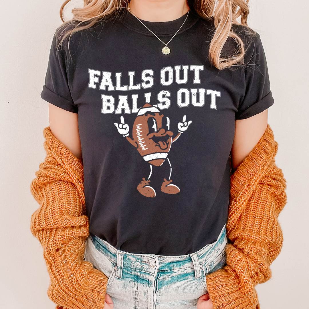 dBoldTees DTF Transfer DTF TRANSFER - Falls Out Balls Out 8146