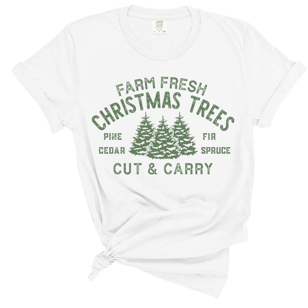 dBoldTees DTF Transfer DTF TRANSFER - Farm Fresh Christmas Trees 5049