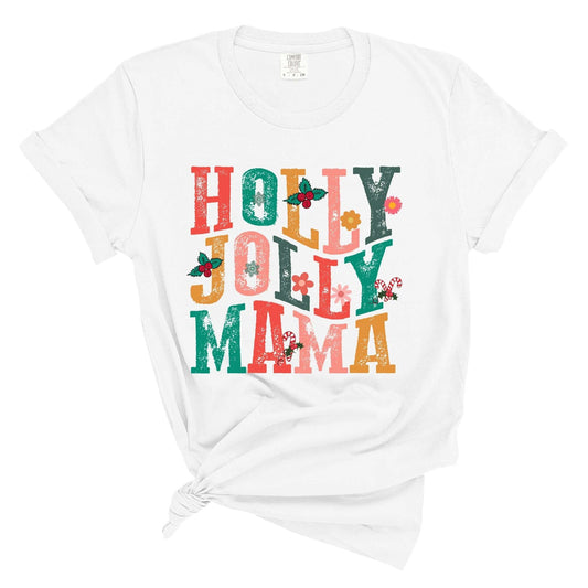 dBoldTees DTF Transfer DTF TRANSFER - Holly Jolly Mama 5010