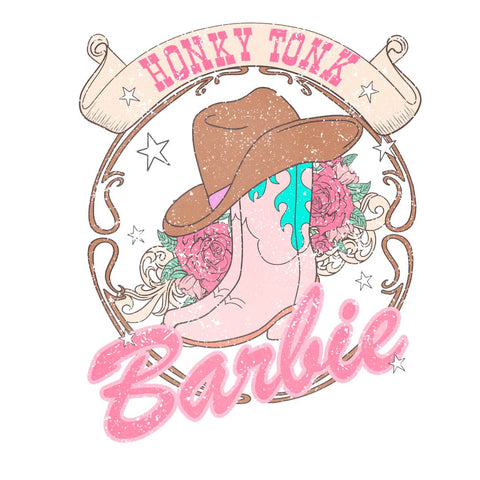 dBoldTees DTF Transfer DTF TRANSFER - Honky Tonk Barbie 7043