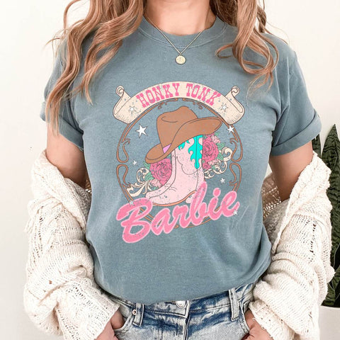 dBoldTees DTF Transfer DTF TRANSFER - Honky Tonk Barbie 7043