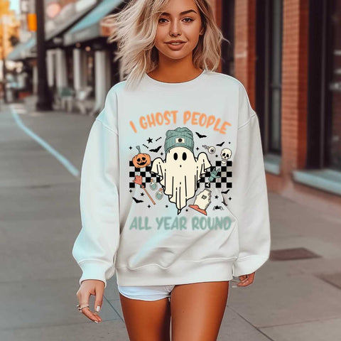 dBoldTees DTF Transfer DTF TRANSFER -  I Ghost People All Year Round 7033