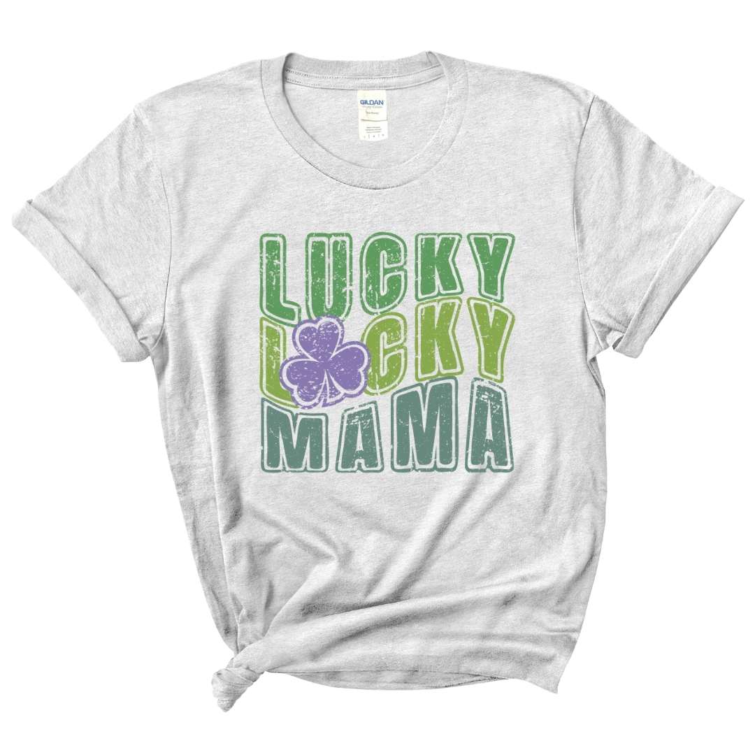 dBoldTees DTF Transfer DTF TRANSFER - Lucky Lucky Mama Distressed 9072