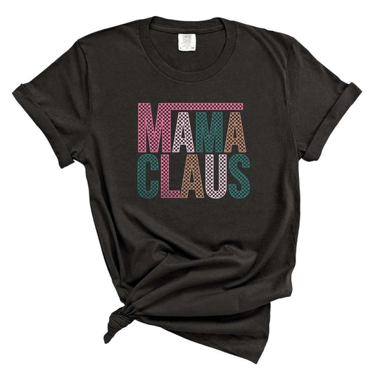 dBoldTees DTF Transfer DTF TRANSFER - Mama Claus Checkered 6507