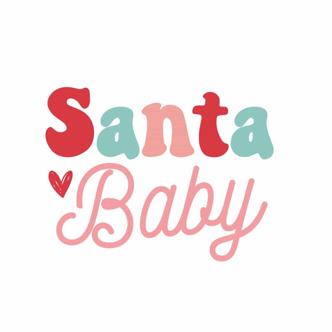 dBoldTees DTF Transfer DTF TRANSFER - Santa Baby 5023