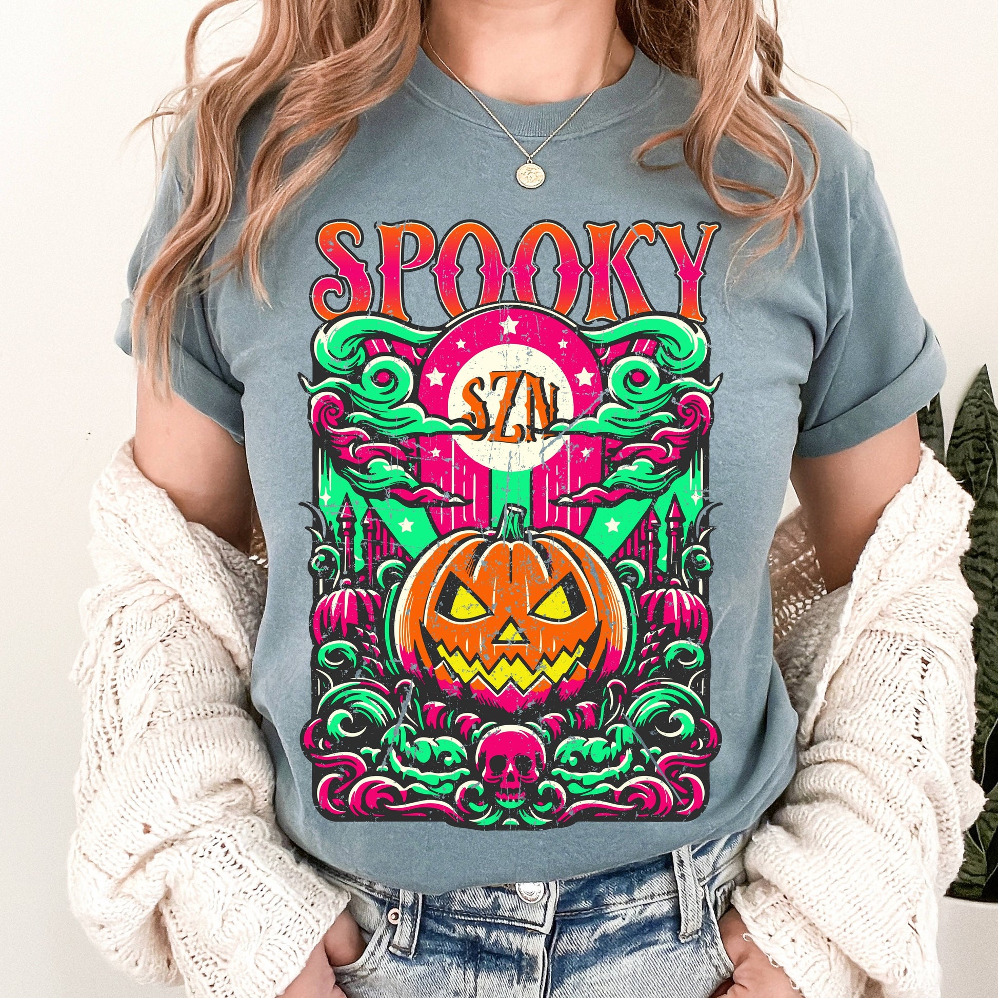 dBoldTees DTF Transfer DTF TRANSFER -  Spooky Szn Distressed 93813