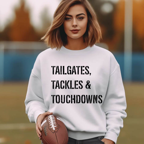 dBoldTees DTF Transfer DTF TRANSFER - Tailgates, Tackles & Touchdowns 8126