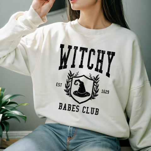 dBoldTees DTF Transfer DTF TRANSFER - Witchy Babes Club Dissressed 7050