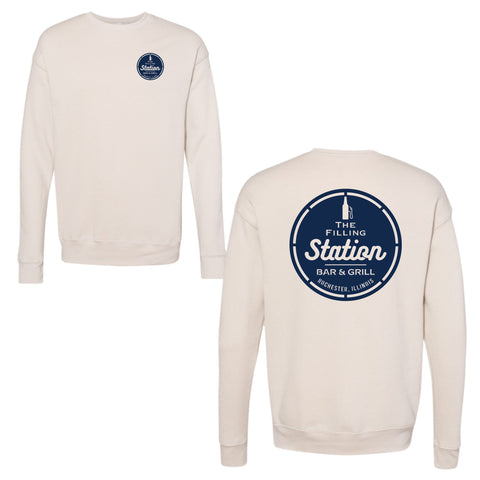 dBoldTees & DTF Transfers Filling Station Bella + Canvas Drop Shoulder Crewneck Sweatshirt DL - TS032 Adult Small / Heather Dust