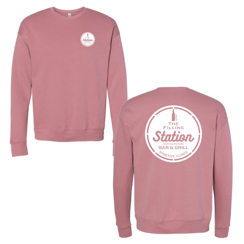 dBoldTees & DTF Transfers Filling Station Bella + Canvas Drop Shoulder Crewneck Sweatshirt DL - TS032 Adult Small / Mauve