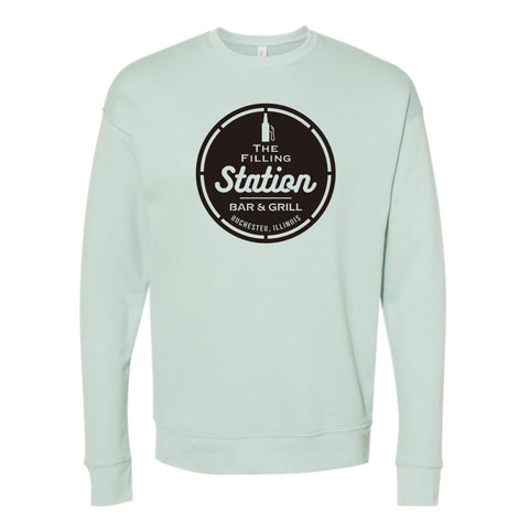 dBoldTees & DTF Transfers Filling Station Bella + Canvas Drop Shoulder Crewneck Sweatshirt SL - TS032 Adult Small / Dusty Blue