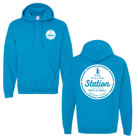 dBoldTees & DTF Transfers Filling Station Gildan Hoodie DL - TS032 Adult Small / Sapphire