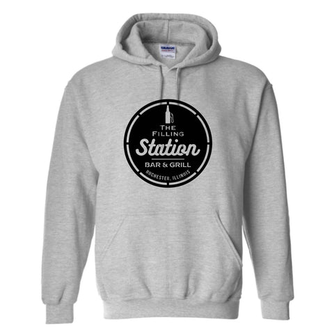 dBoldTees & DTF Transfers Filling Station Gildan Hoodie SL - TS032 Adult Small / Gray