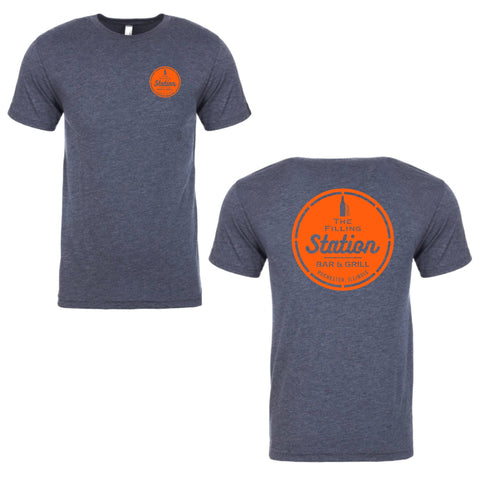dBoldTees & DTF Transfers Filling Station Next Level T-Shirt DL - TS032 Adult Small / Heather Navy