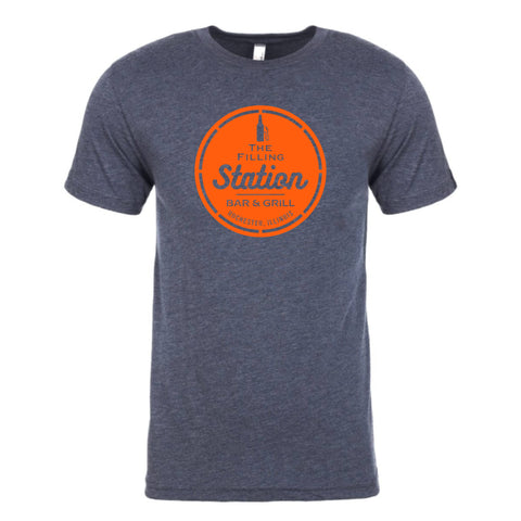 dBoldTees & DTF Transfers Filling Station Next Level T-Shirt SL - TS032 Adult Small / Heather Navy