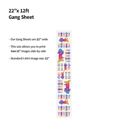 dBoldTees Gang Sheet Gang Sheet Builder 22 in X 144 in