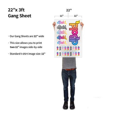 dBoldTees Gang Sheet Gang Sheet Builder 22 in X 36 in
