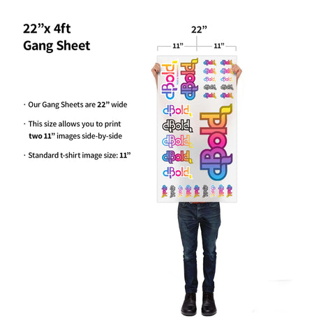 dBoldTees Gang Sheet Gang Sheet Builder 22 in X 48 in