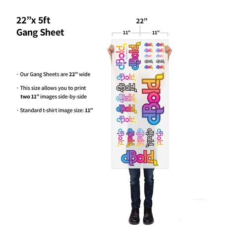 dBoldTees Gang Sheet Gang Sheet Builder 22 in X 60 in