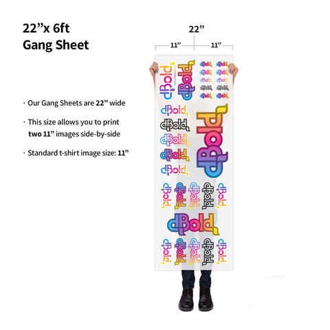 dBoldTees Gang Sheet Gang Sheet Builder 22 in X 72 in