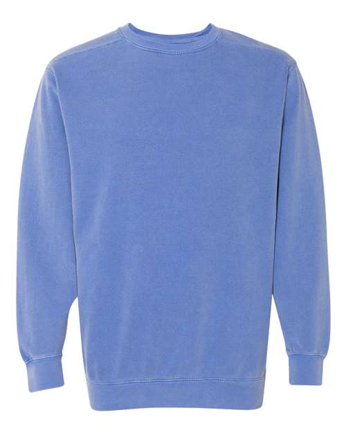 Comfort Colors Garment-Dyed Sweatshirt Flo Blue / S