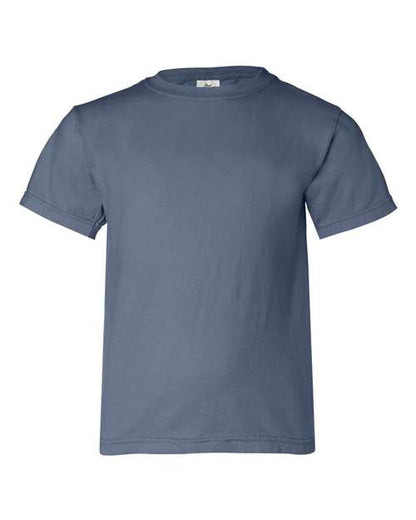 Comfort Colors Garment-Dyed Youth Heavyweight T-Shirt Blue Jean / XXS