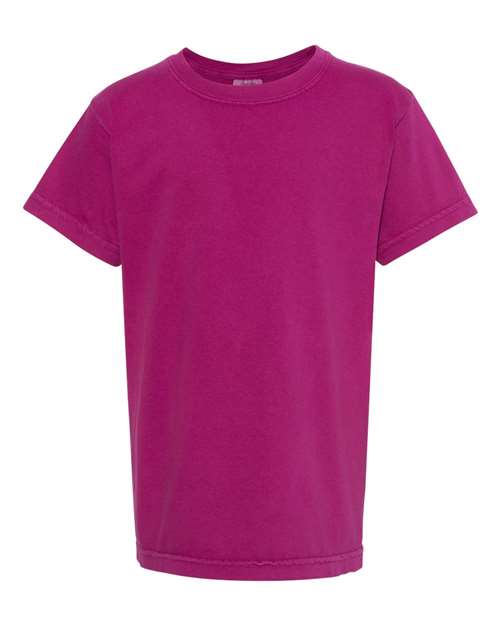 Comfort Colors Garment-Dyed Youth Heavyweight T-Shirt Boysenberry / XS