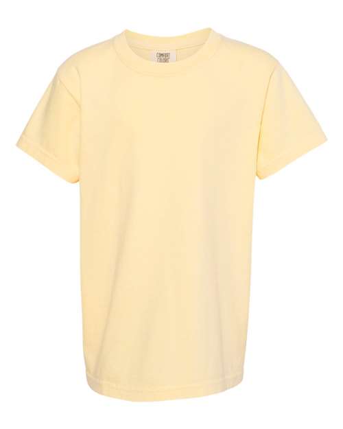 Comfort Colors Garment-Dyed Youth Heavyweight T-Shirt Butter / XS