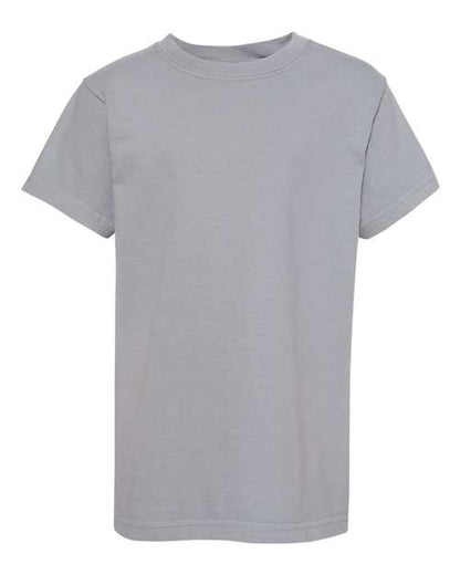 Comfort Colors Garment-Dyed Youth Heavyweight T-Shirt Granite / XS