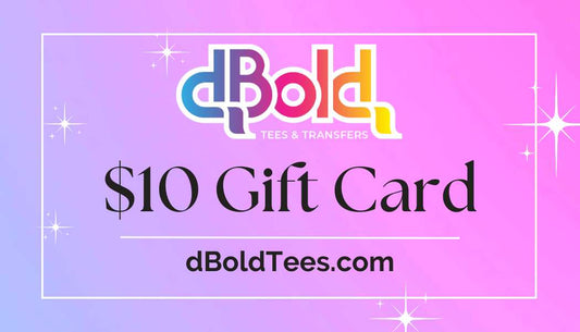 dboldtees Gift Card $10 dBoldTees Gift Card $10.00