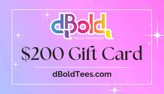 dboldtees Gift Card $200 dBoldTees Gift Card $200.00