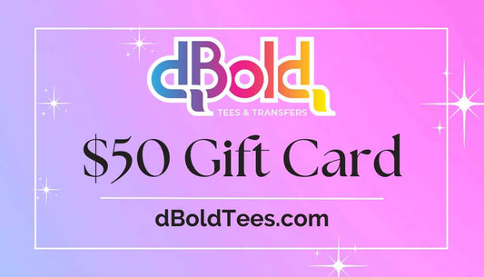 dboldtees Gift Card $50 dBoldTees Gift Card $50.00