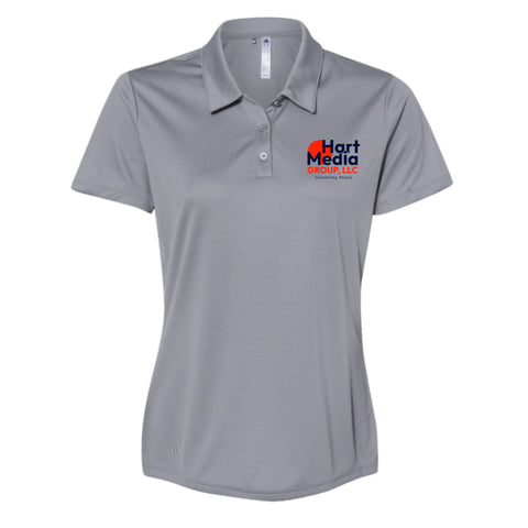 dBoldTees & DTF Transfers Hart Media Group Adidas A230 Women's Performance Polo TS121 Sport Grey / Adult Small