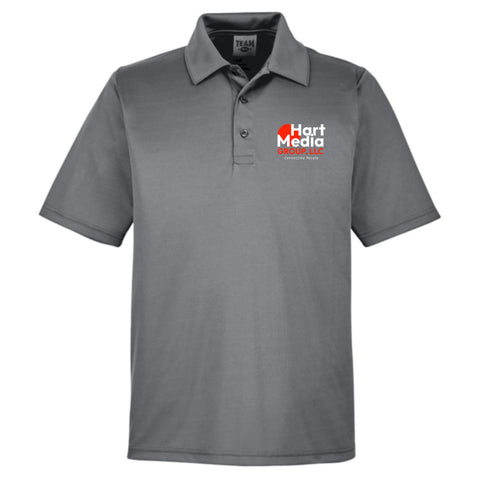 dBoldTees & DTF Transfers Hart Media Group Team365 Men's Zone Performance Polo TS121 Adult Small / Gray