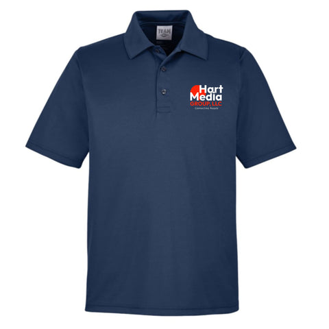 dBoldTees & DTF Transfers Hart Media Group Team365 Men's Zone Performance Polo TS121 Adult Small / Navy