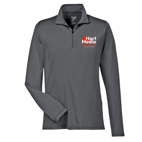 dBoldTees & DTF Transfers Hart Media Group Team365 Men's Zone Performance Quarter-Zip Pullover TS121 Adult Small / Gray