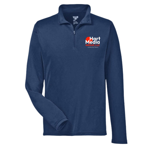dBoldTees & DTF Transfers Hart Media Group Team365 Men's Zone Performance Quarter-Zip Pullover TS121 Adult Small / Navy