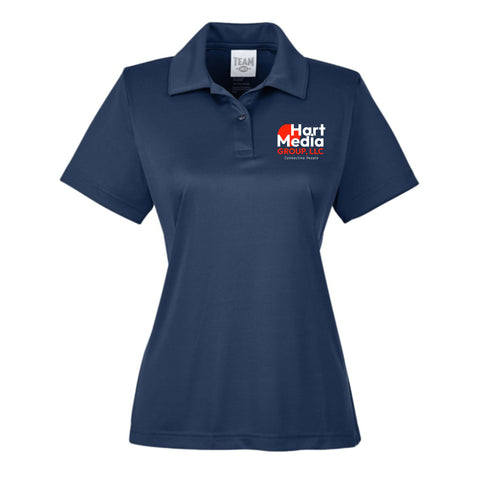 dBoldTees & DTF Transfers Hart Media Group Team365 Women's Zone Performance Polo TS121 Adult Small / Navy