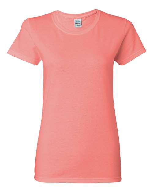 Gildan Heavy Cotton™ Women’s T-Shirt Coral Silk / S