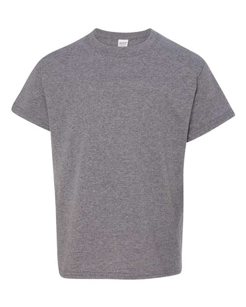 Gildan Heavy Cotton™ Youth T-Shirt Graphite Heather / XS