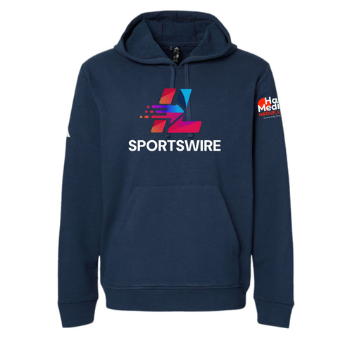dBoldTees & DTF Transfers ILSportsWire Adidas A432 Unisex Fleece Hooded Sweatshirt TS121 Navy / Adult XS