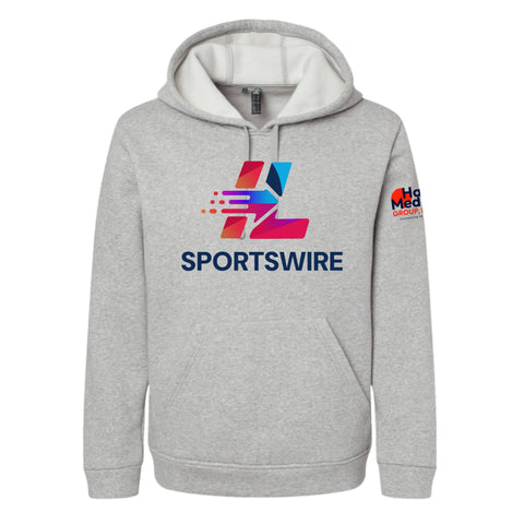 dBoldTees & DTF Transfers ILSportsWire Adidas A432 Unisex Fleece Hooded Sweatshirt TS121 Sport Grey / Adult XS