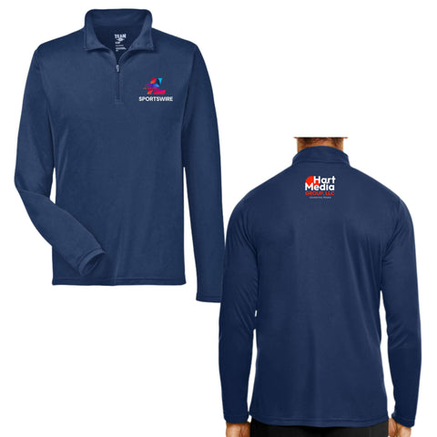 dBoldTees & DTF Transfers ILSportsWire Adidas Men's Zone Performance Quarter-Zip Pullover TS121 Adult Small / Navy