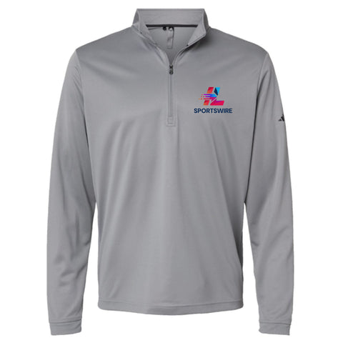 dBoldTees & DTF Transfers ILSportsWire Adidas Unisex Ultimate365 Lightweight Quarter-Zip Pullover A401 TS121 Sport Grey / Adult XS