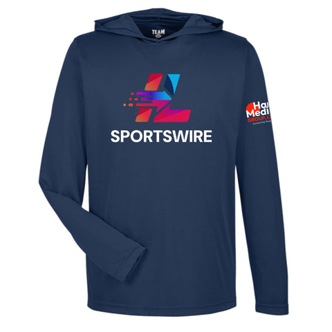 dBoldTees & DTF Transfers ILSportsWire Team365 Hooded Long Sleeve T-Shirt TS121 Navy / Adult XS